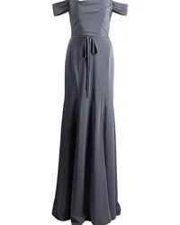 Marchesa Schulterfreies Rimini Kleid - Grau Grau