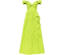 Twist Abendkleid aus Taft - Grün