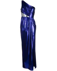 Marchesa Asymmetrisches Abendkleid - Blau Blau