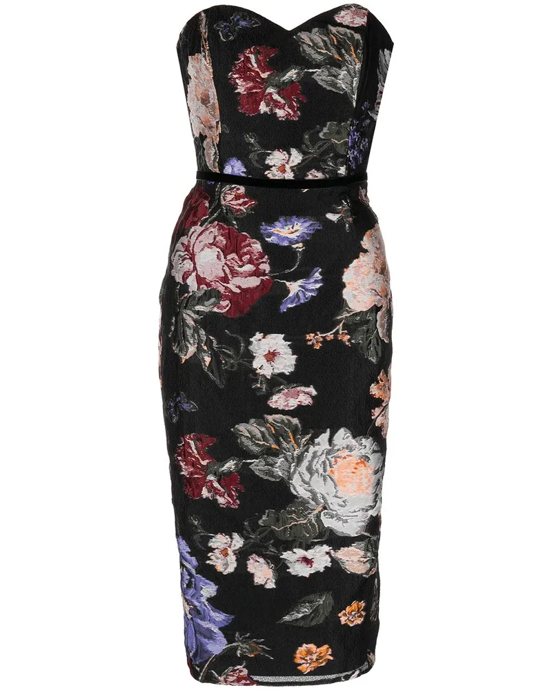 Marchesa Klassisches Kleid - Schwarz Schwarz