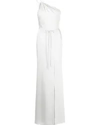 Marchesa Asymmetrisches Abendkleid - Grau Grau