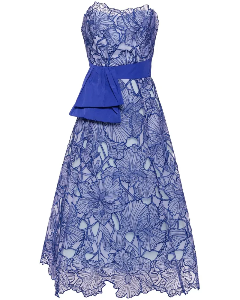 Marchesa Iris Midikleid - Blau Blau