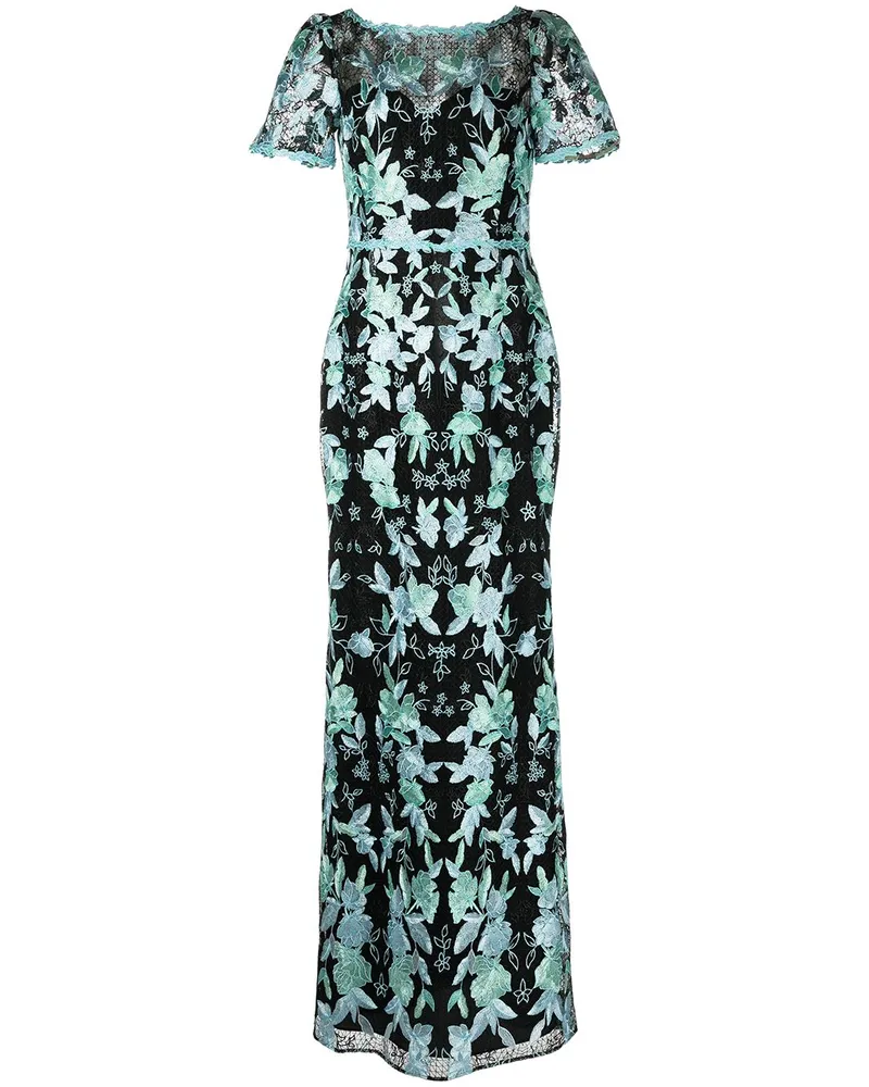 Marchesa Bestickte Robe - Mehrfarbig Mehrfarbig