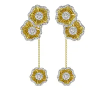 Marchesa 18kt Wild Flower Gelbgoldohrringe mit Diamanten Gold