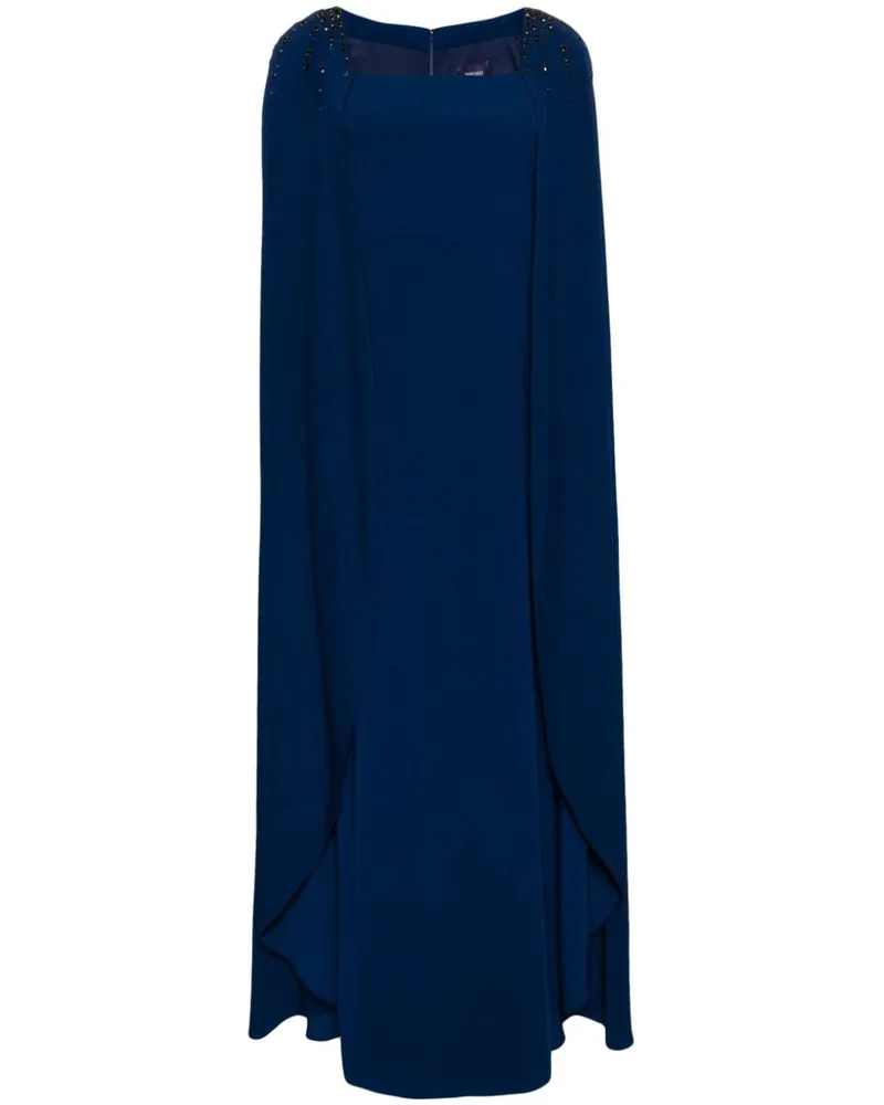 Marchesa Verziertes Abendkleid - Blau Blau