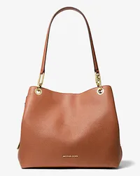 Michael Kors Shopper Kensington Large aus Gekrispeltem Leder Braun