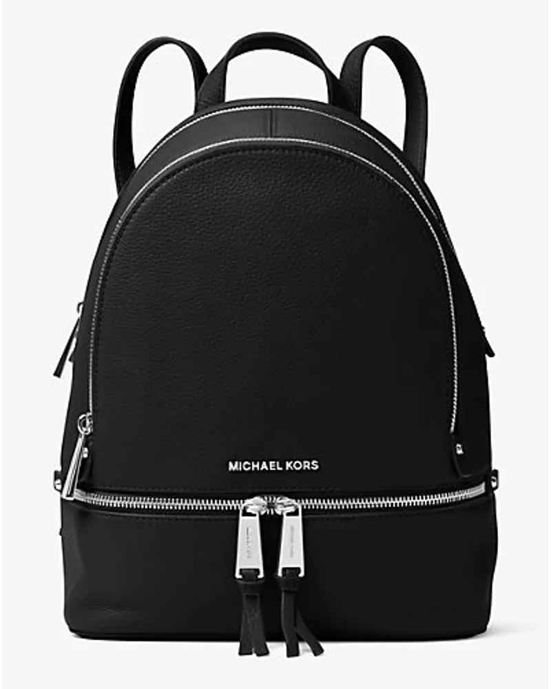 Michael Kors Rucksack Rhea Medium aus Leder Schwarz