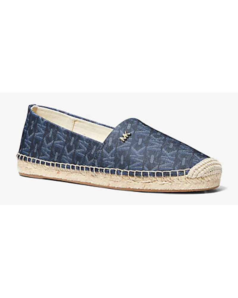 Michael Kors Slip-On-Espadrille Kendrick mit Empire Signature-Logomuster Blau