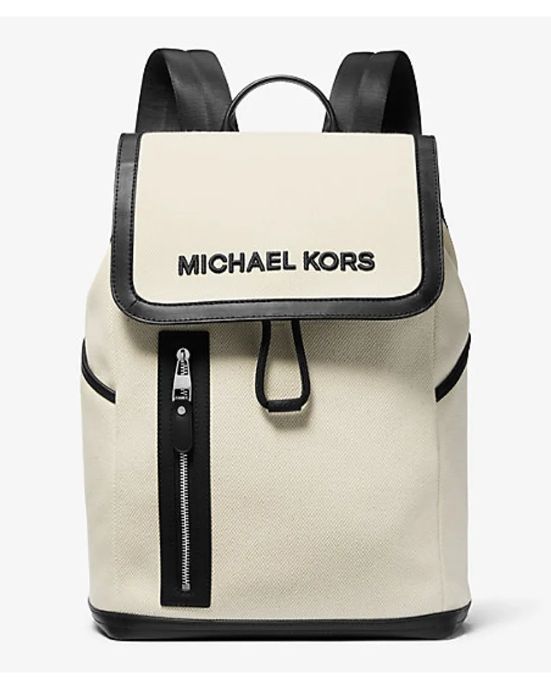 Michael Kors Rucksack Brooklyn aus Baumwoll-Canvas Natur