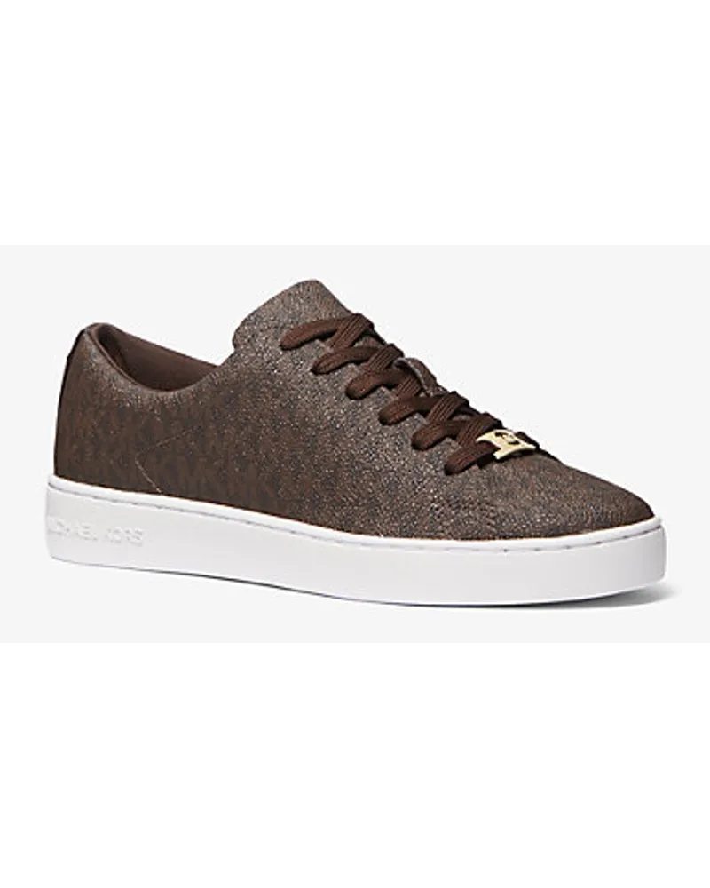 Michael Kors Sneaker Keaton mit Signature-Logomuster Braun