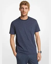 Michael Kors T-Shirt aus Baumwolle mit Logo Blau