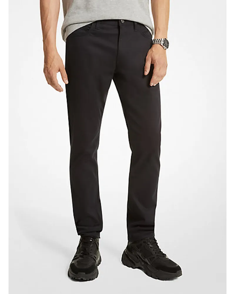 Michael Kors Jeans aus Gebürstetem Stretch-Denim Schwarz