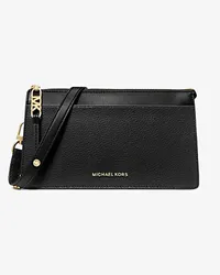 Michael Kors Wandelbare Umhängetasche Empire Large aus Leder Schwarz