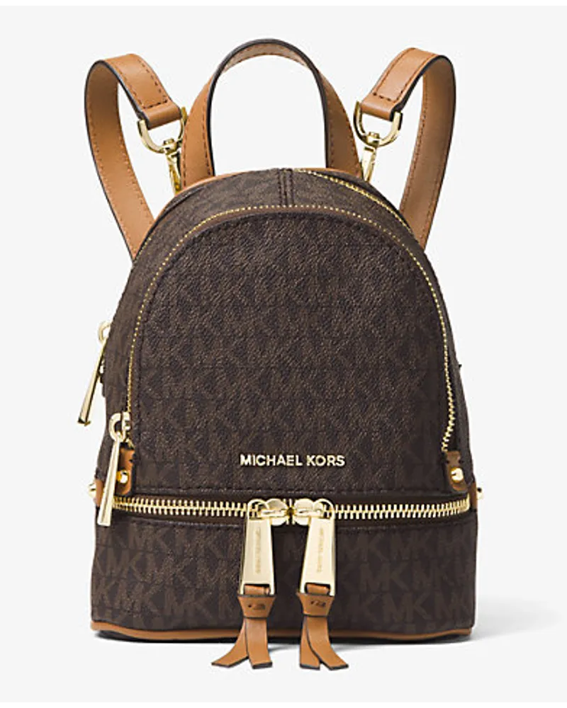 Michael Kors Rucksack Rhea Mini mit Logo Braun