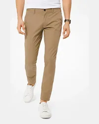 Michael Kors Skinny-Fit-Chino aus Stretch-Baumwolle Natur