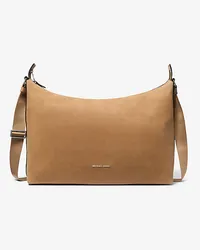 Michael Kors Hobo Bag Hudson aus Nubukleder Natur