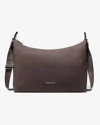 Michael Kors Hobo Bag Hudson aus Nubukleder Braun