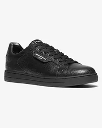 Michael Kors Sneaker Keating aus Gekrispeltem Leder Schwarz