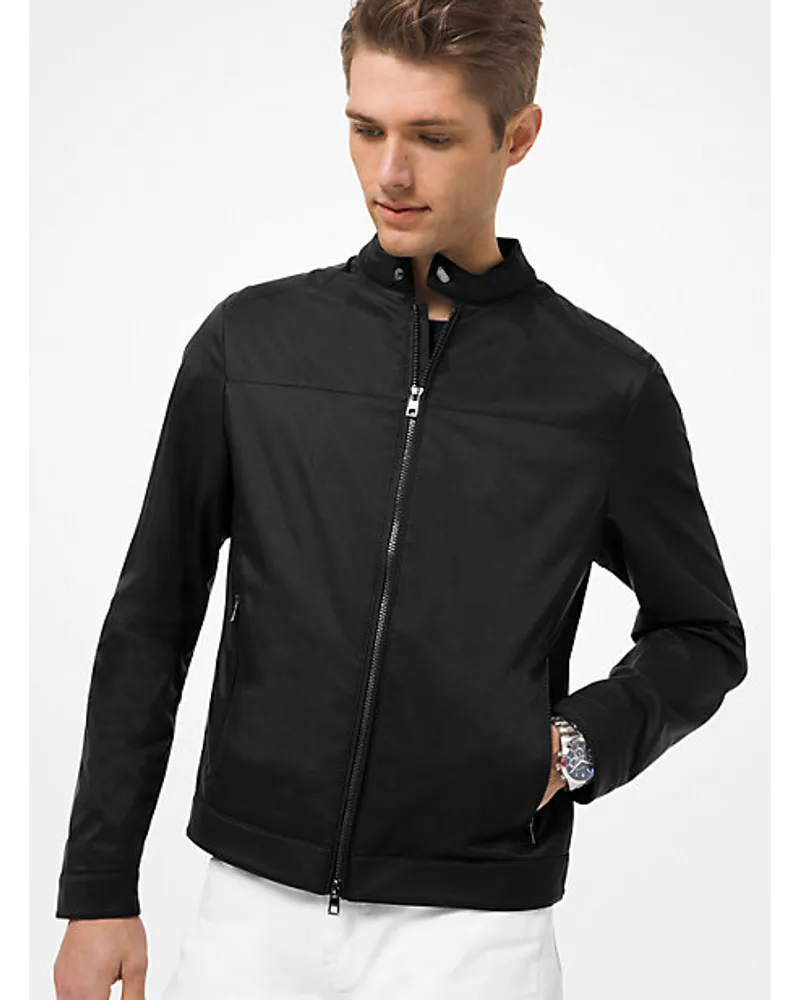 Michael Kors Rennjacke aus Funktionsmaterial Schwarz