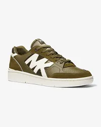 Michael Kors Sneaker Rebel aus Leder Grün