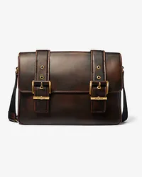 Michael Kors Messenger-Tasche Colby aus Poliertem Leder Braun