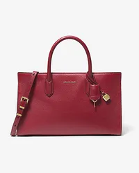 Michael Kors Henkeltasche Scarlett Medium aus Leder Rot