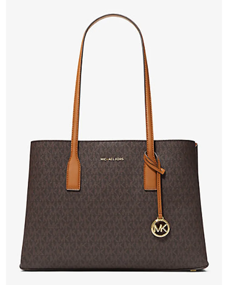 Michael Kors Shopper Ruthie Medium mit Signature-Logomuster Braun