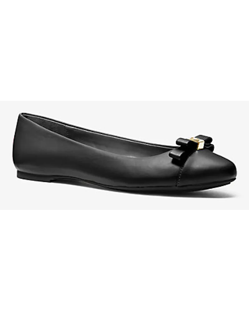 Michael Kors Ballerina Andrea aus Leder Schwarz