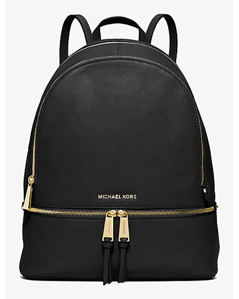 Michael Kors Rucksack Rhea Large aus Leder Schwarz