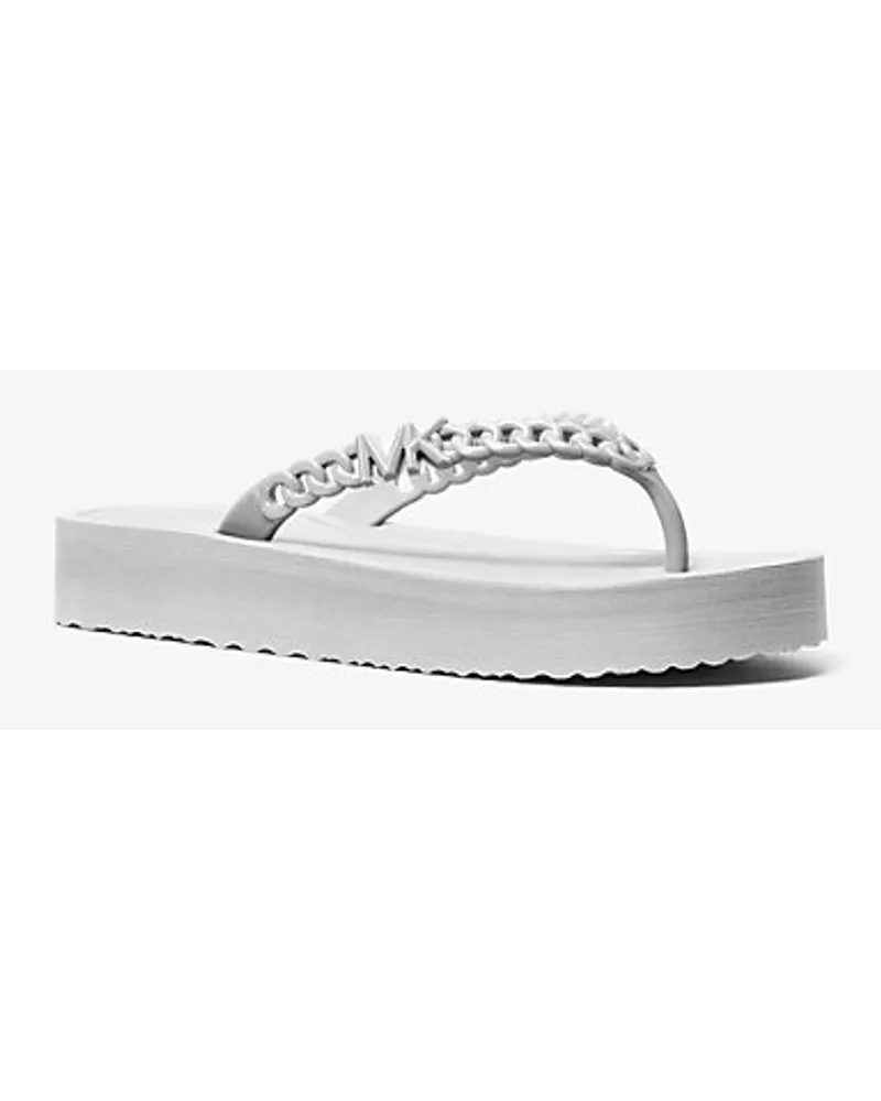 Michael Kors Flip-Flop Zaza mit Plateau Silberton