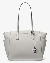 Michael Kors Shopper Marilyn Medium aus Saffianleder Grau