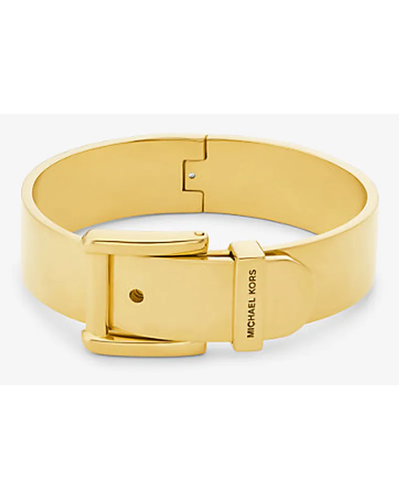 Michael Kors Armreif Colby Large aus Messing mit Edelmetallbeschichtung Goldton