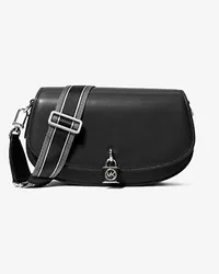 Michael Kors Messenger-Tasche Mila Medium aus Leder Schwarz