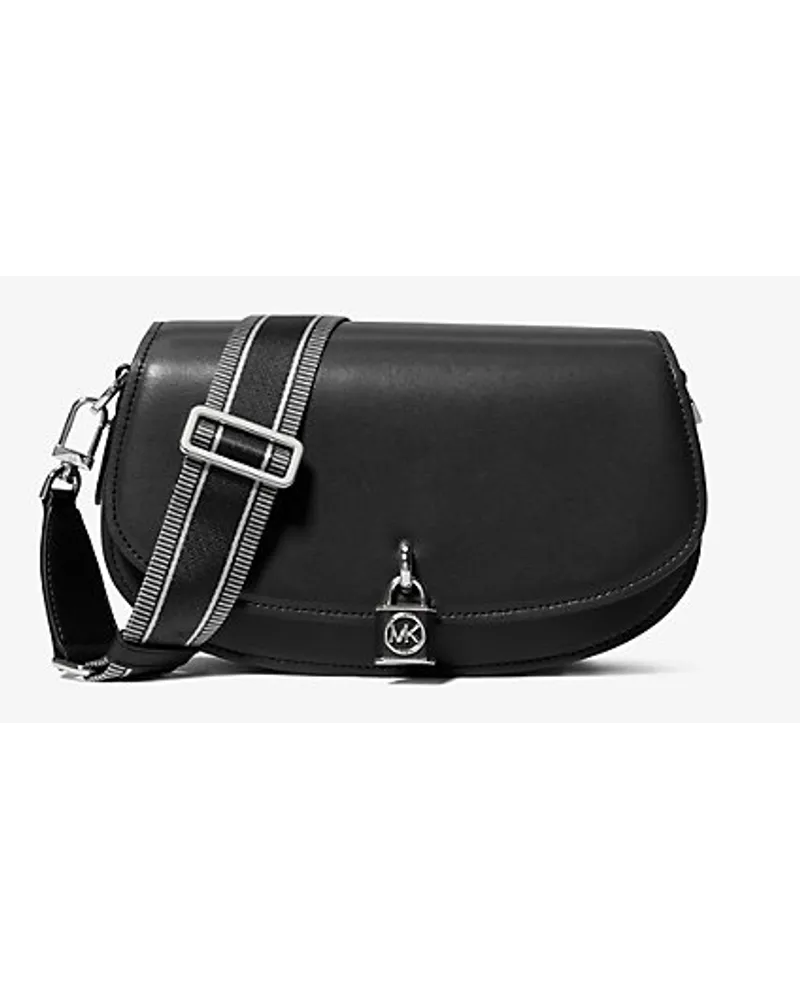 Michael Kors Messenger-Tasche Mila Medium aus Leder Schwarz