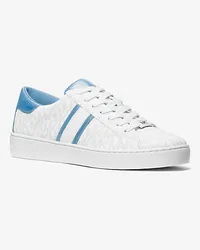 Michael Kors Sneaker Keaton mit Signature-Logomuster und Streifen Blau