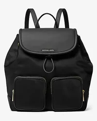 Michael Kors Rucksack Cara Large aus Nylon Schwarz