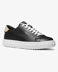 Michael Kors Sneaker Grove aus Leder Schwarz