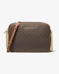 Michael Kors Umhängetasche Jet Set Large mit Logo Braun