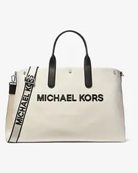 Michael Kors Xxl-Shopper Brooklyn aus Baumwoll-Canvas Natur