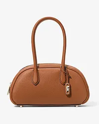 Michael Kors Henkeltasche Lulu Small aus Gekrispeltem Leder Braun