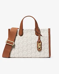 Michael Kors Messenger-Tasche Gigi Small mit Empire Signature-Logomuster Natur