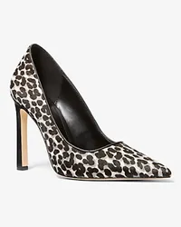 Michael Kors Pumps Amara aus Kalbshaar mit Leopardenmuster Schwarz