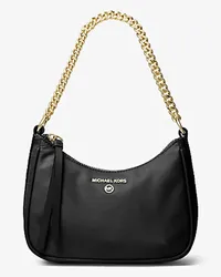 Michael Kors Schultertasche Jet Set Charm Small aus Nylon-Gabardine Schwarz