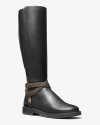 Michael Kors Reiterstiefel Abigail aus Leder Braun