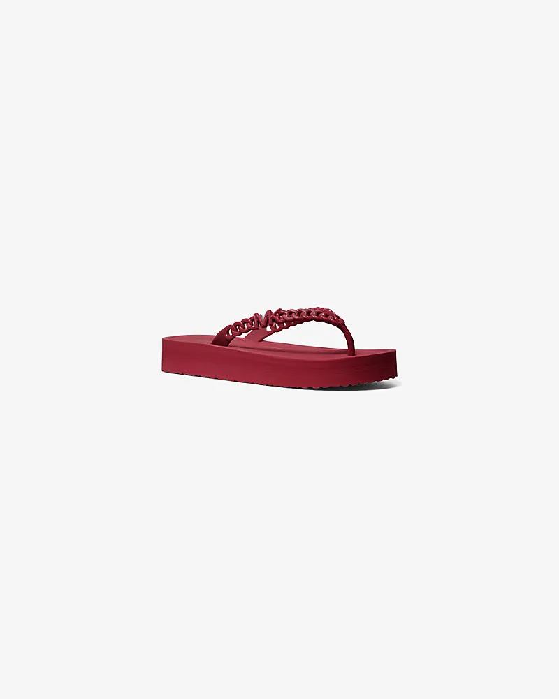 Michael Kors Flip-Flop Zaza mit Plateau Rot