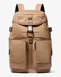 Michael Kors Cargo-Rucksack Brooklyn aus Recyceltem Nylon Natur