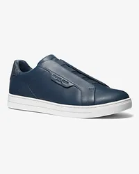 Michael Kors Slip-On-Sneaker Keating aus Leder Blau