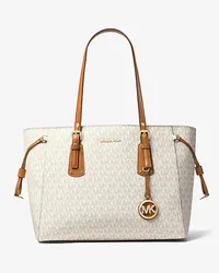 Michael Kors Shopper Voyager Medium mit Logo Natur