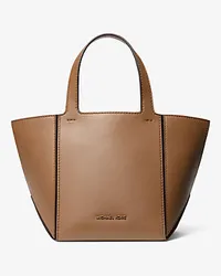 Michael Kors Shopper Jordi Small aus Leder Braun