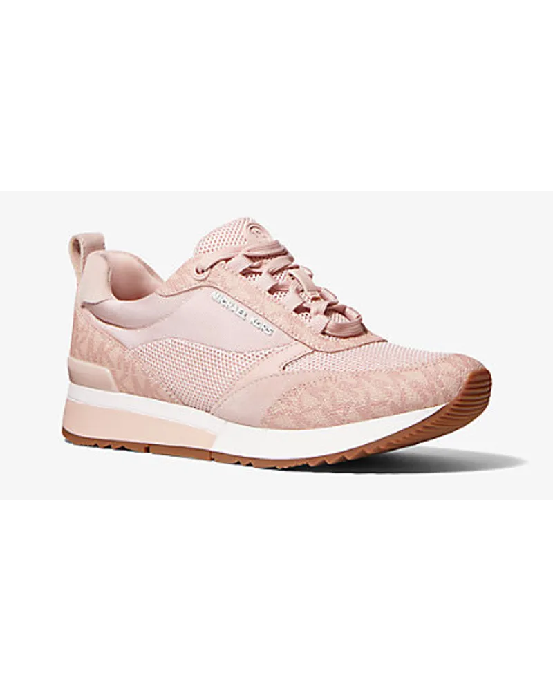 Michael Kors Sneaker Allie Stride aus Mesh und Logostoff Rosa